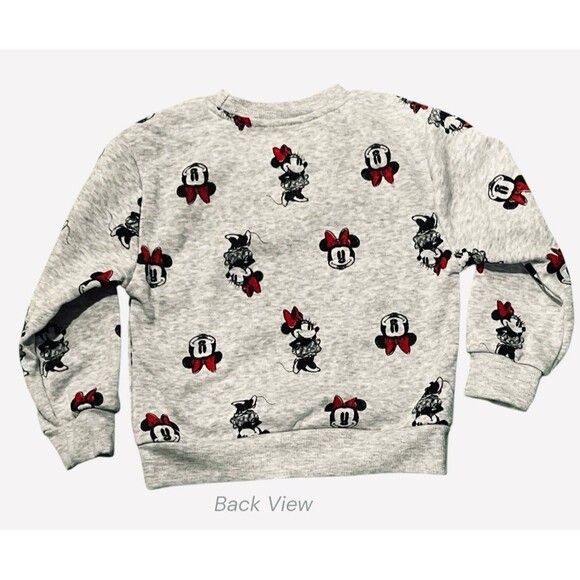 Toddler Girls Disney Minnie Mouse Bow Sweatshirt - Size; 4T - NWT - Picture 3 of 7
